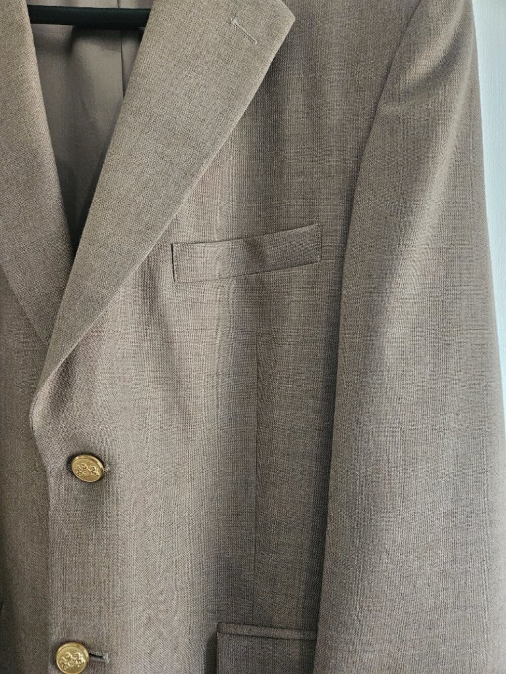 Stafford Brown 2-Button 42R Sport Coat - Picture 6 of 8